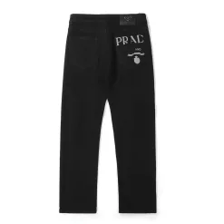 Hochwertige Prada Jeans in Schwarz, elegante Kollektion