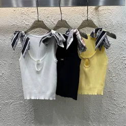 Bestseller Dior Weste Weiß Strickkollektion