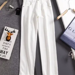 Luxus Fendi Hose Weiß Luxus