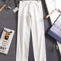 Bestseller Dior Jeans Weiß Baumwolle Gewaschen Luxus