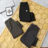 Hochwertige Arbeitshose für den Alltag, schwarzer Strick, klassischer Stil
