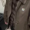 Premium Carhartt Mäntel Braun Patchwork Kollektion