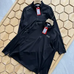 Hochwertige Helly Hansen Langarm Schwarz Atmungsaktiv Luxus
