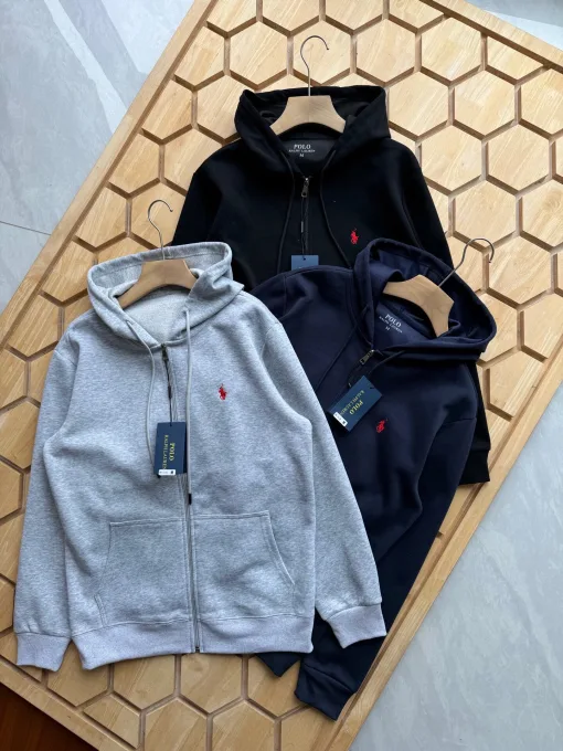 Premium Ralph Lauren Sweatshirt Schwarz Klassische Kollektion