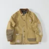 Luxus Ralph Lauren Mantel Khaki Baumwolle Vintage Style