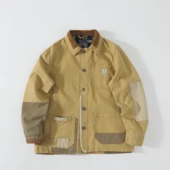 Luxus Ralph Lauren Mantel Khaki Baumwolle Vintage Style
