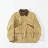 Hochwertiger Ralph Lauren Mantel Khaki Baumwolle Vintage Luxus