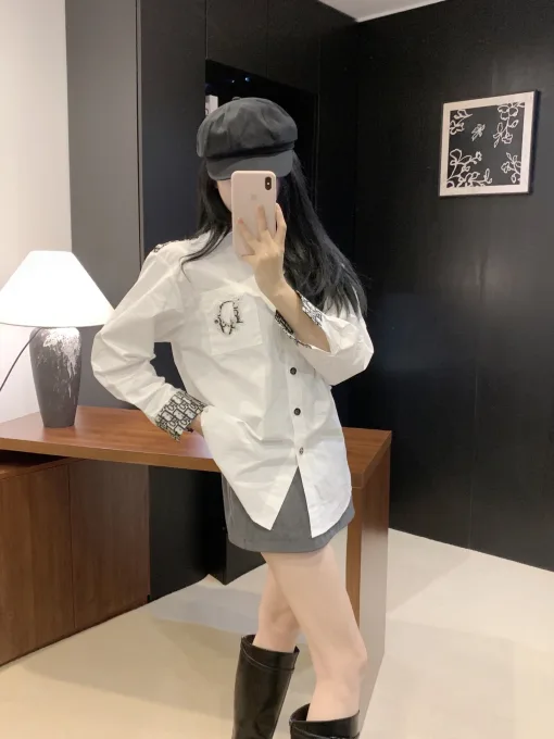 Premium Dior Hemd Monogramm Luxus