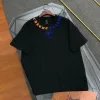 Hochwertiges Chrome Hearts Kurzarm-Shirt in Schwarz mit Stickerei