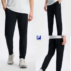 Premium Fila Hose Schwarz Casual Luxury