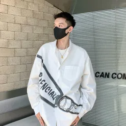 Bestseller Balenciaga Shirts Kollektion mit weißem Baumwolldruck