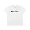 Bestseller Descente Kurzarm Schwarz Polyester Logo Luxus