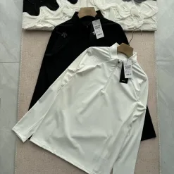 Luxus Descente Langarm Schwarz Casual Kollektion
