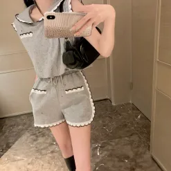 Premium Miu Miu Shorts Schwarze Strasskollektion