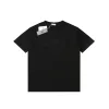 Premium Dior Kurzarm Schwarz Bestickter Luxus