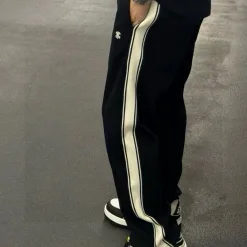 Bestseller: Schwarze Jogginghose von Celine mit Stickerei