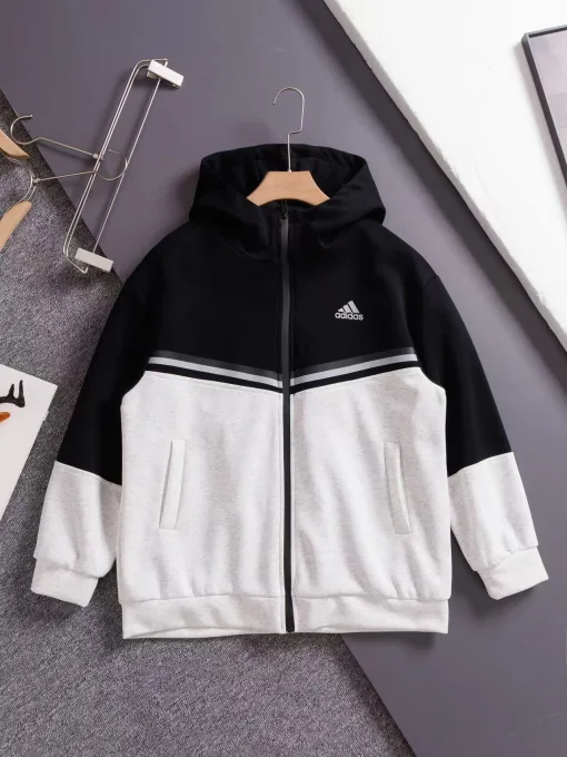 Premium Adidas Jacken Fleece Patchwork Luxus