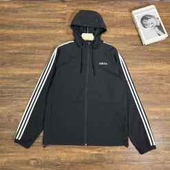 Premium Qualität Adidas Mäntel Schwarz Casual Kollektion