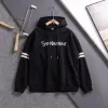 Hochwertige Saint Laurent Sweatshirts Schwarz Baumwolle Klassisch Luxus