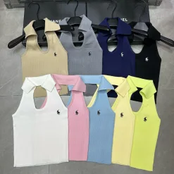 Premium Ralph Lauren Weste aus der bestickten Strickkollektion