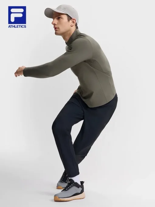 Hochwertige Fila Hose in Schwarz aus Baumwolle im Casual Style