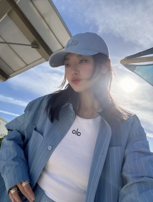 Premium Qualität Alo Shirt Gestreift Luxus