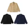 Premium Ralph Lauren Hemden Schwarze Baumwollstickerei Kollektion