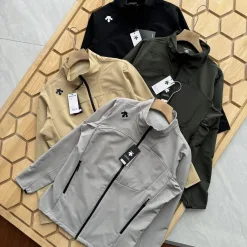 Bestseller Descente Mantel Schwarz Strick Atmungsaktiv Stil