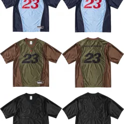 Premium Supreme Kurzarmhemd Sky Jersey Logo Style