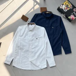 Bestseller Burberry Langarm Navy Baumwolle Logo Luxus