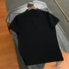 Hochwertige Louis Vuitton T-Shirts Schwarz Bestickt Luxus