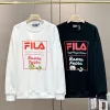 Hochwertiger Fila Hoodie Schwarz Casual Luxury