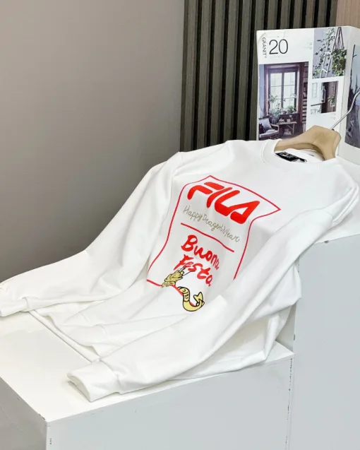 Premium Fila Hoodie Schwarz Lässiger Luxus