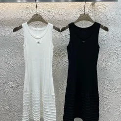 Bestseller Chanel Weste Weiß Strickstil