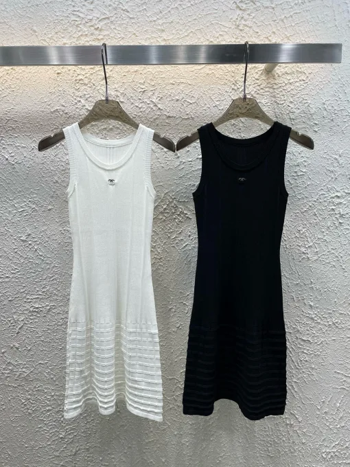 Bestseller Chanel Weste Weiß Strickstil