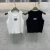 Premium Valentino Weste im weißen Strick-Logo-Stil