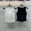 Premium Yves Saint Laurent Weste Weiß Strick Logo Luxus