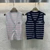 Bestseller Prada Weste Grau Strick Logo Kollektion