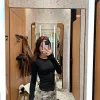 Hochwertiges Lululemon Langarmshirt in Schwarz, Jacquard, Luxus