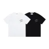 Premium Qualität Margiela Kurzarm Schwarz Baumwolle Logo Luxus