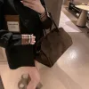 Premium Qualität Burberry Hemd Schwarz Leder Plaid Luxus