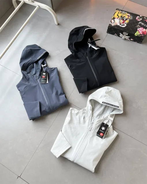 Bestseller Descente Mantel Grau Atmungsaktiver Stil