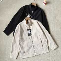 Hochwertiger Lululemon Mantel Schwarz Klassischer Stil