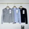 Hochwertiges Langarmshirt von Lululemon im schwarzen Jacquard-Strickstil