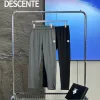 Hochwertige Descente-Hose aus schwarzem Strick, Casual-Kollektion