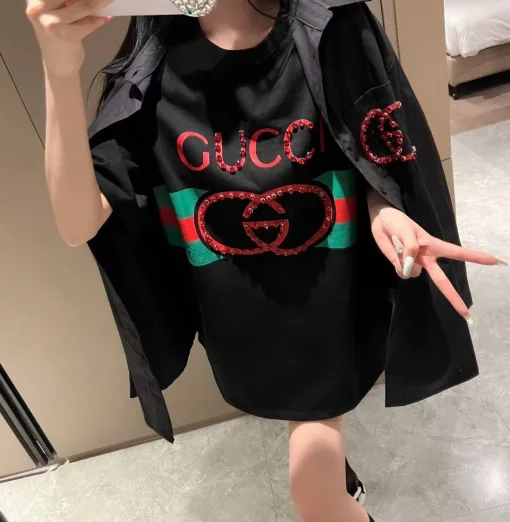 Bestseller Gucci Hemd Weiß Monogramm Kollektion