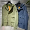 Hochwertiger Timberland-Mantel in Grün, Polyester, atmungsaktiv