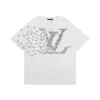 Premium Qualität Louis Vuitton Kurzarm Baumwolle Druck Luxus