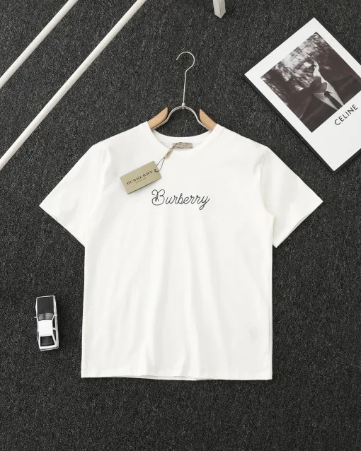 Burberry Kurzarmhemd in Premiumqualität mit weißem Print
