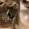 Luxus-Burberry-Hemd in Khaki-Print-Kollektion